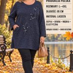 Tuniki Damskie Polskie_ size l-4xl_ paczka 5szt 1 kolor 1751946