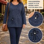 Bluzki Damskie Polskie_ size m-3xl_ paczka 5szt 1 kolor 1751759