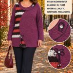 Bluzki Damskie Polskie_ size m-3xl_ paczka 5szt 1 kolor 1751768