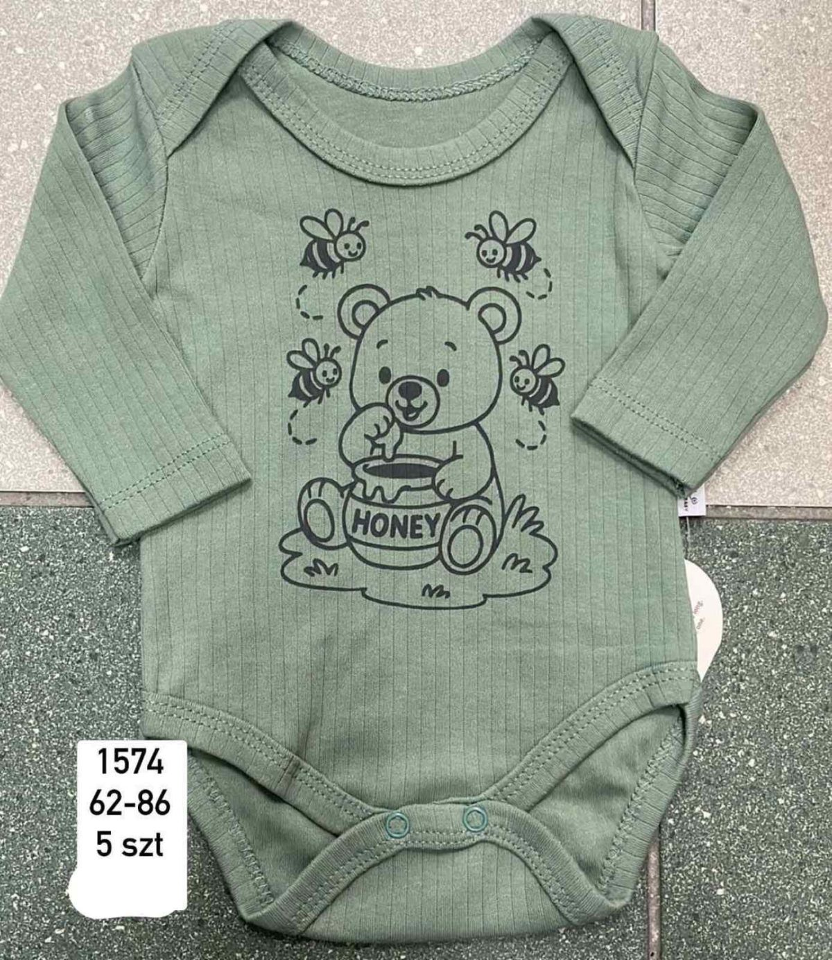 Body DZIECIĘCA size 62-86_ paczka 5szt _1 kolor 1751956