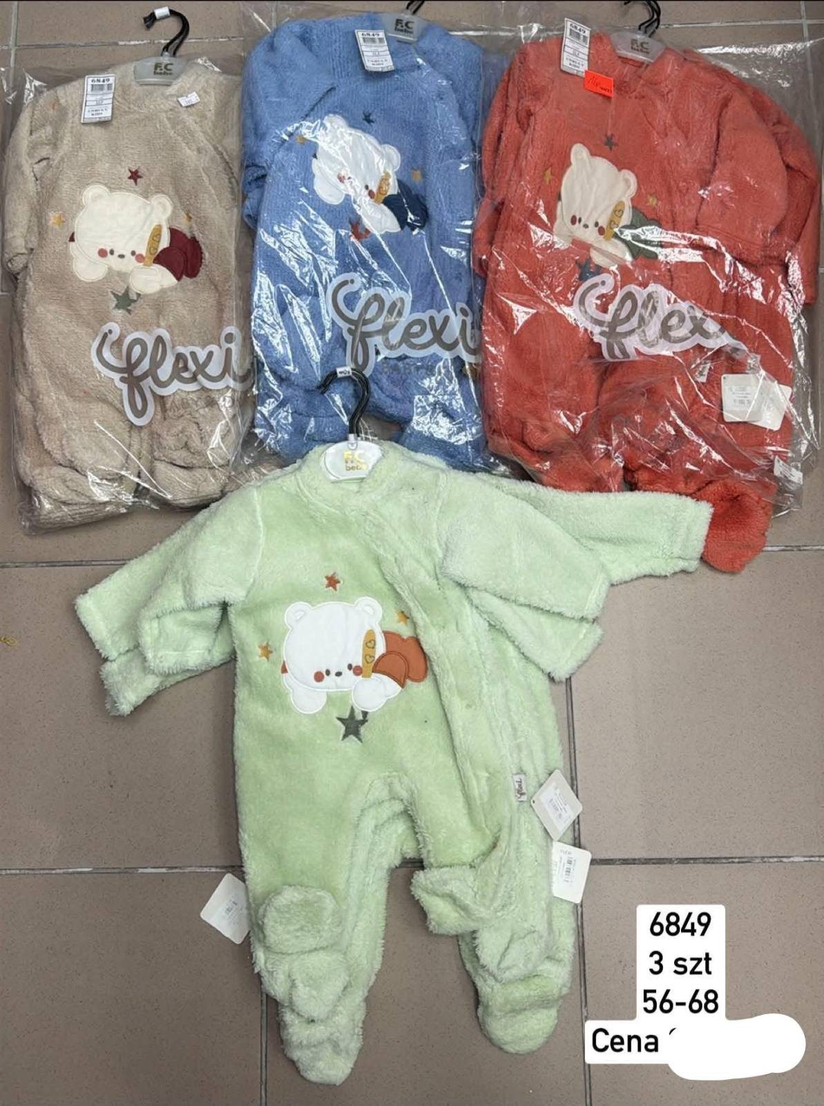 Body DZIECIĘCA size 56-68_ paczka 6szt _1 kolor 1751960