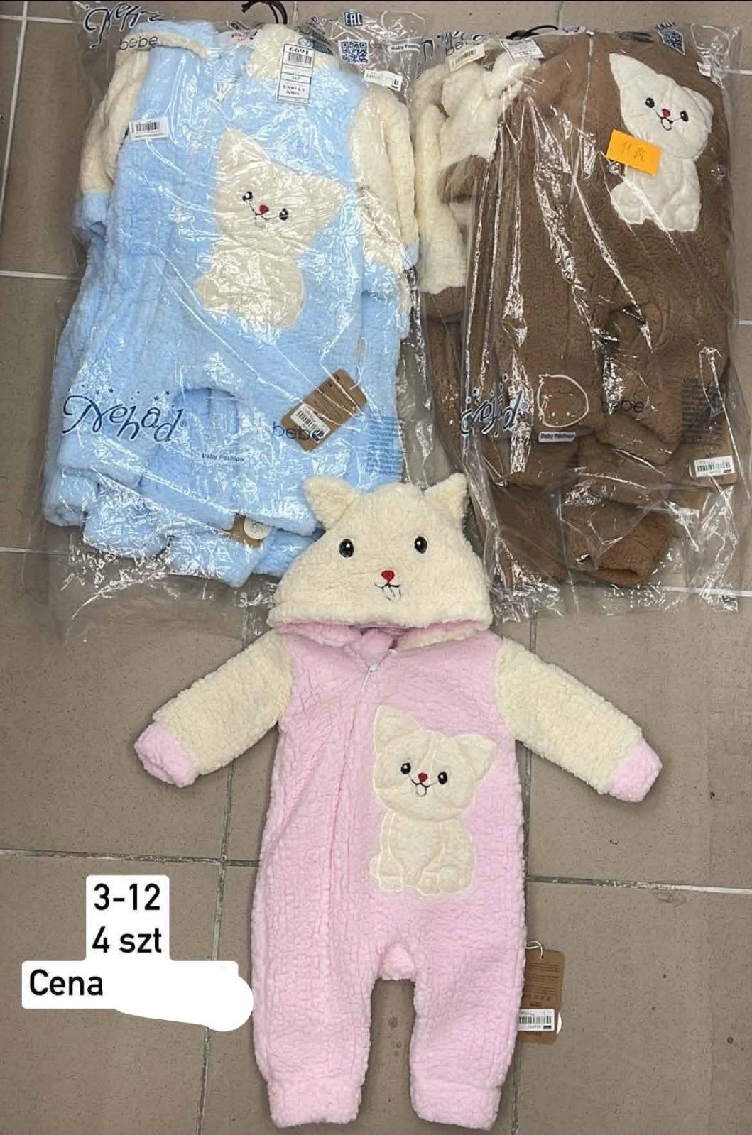 Body DZIECIĘCA size 3-12 m_ paczka 4szt _1 kolor 1751961