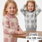 Swetry DZIECIĘCA size 116-140_ paczka 6szt _1 kolor 1751968