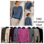 Swetry Damskie_ size m-2xl_ paczka 12szt mix kolor 1716373