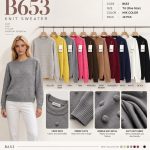 Swetry Damskie_ size uni_ paczka 10szt mix kolor 1716557