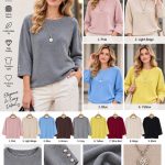 Swetry Damskie_ size s-xl_ paczka 10szt mix kolor 1716559