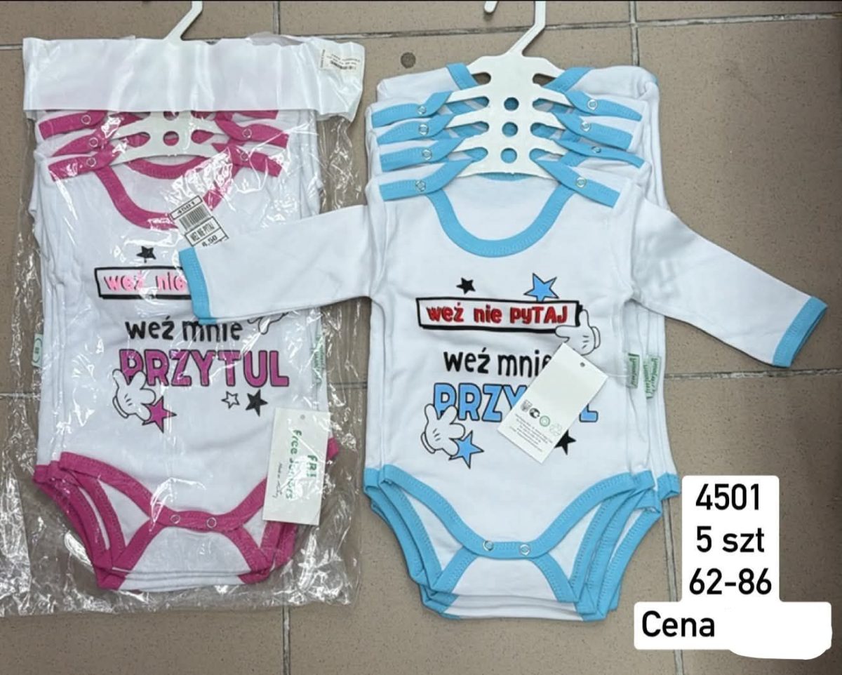 Body DZIECIĘCA size 62-86_ paczka 5szt _1 kolor 1716440