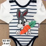 Body DZIECIĘCA size 62-80_ paczka 4szt _1 kolor 1716452