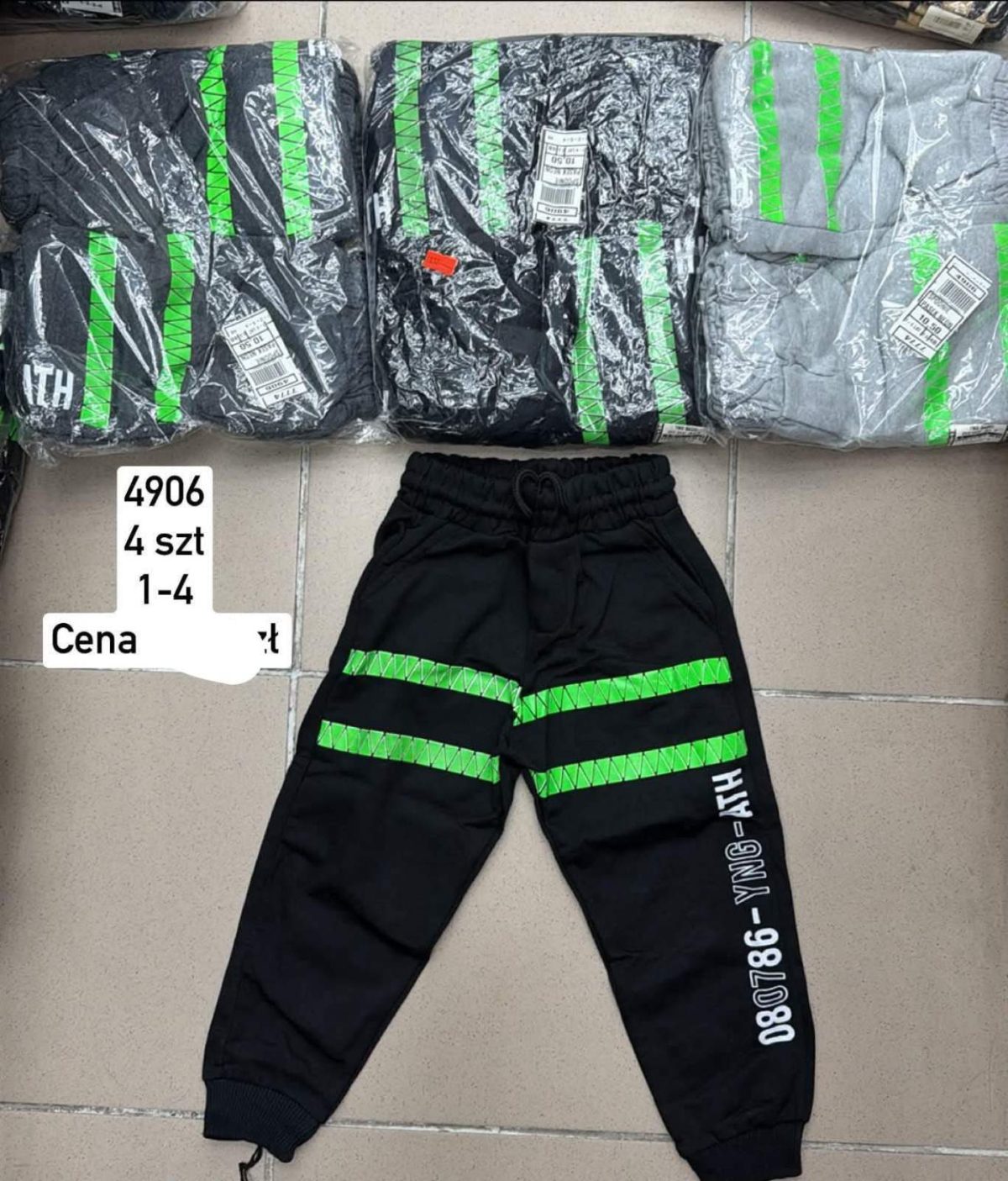 Spodnie DZIECIĘCA size 1-4 lat_ paczka 4szt _1 kolor 1716456