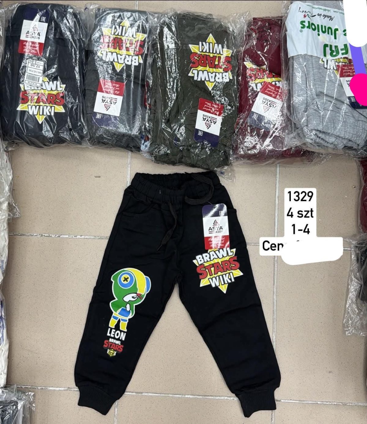 Spodnie DZIECIĘCA size 1-4 lat_ paczka 4szt _1 kolor 1716457