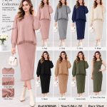 Komplety Damskie_ size s-xl_ paczka 10szt mix kolor 1716482