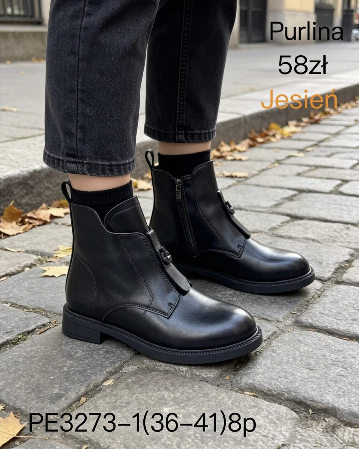 Buty Botki DAMSKIE (36-41_8par) 9162866
