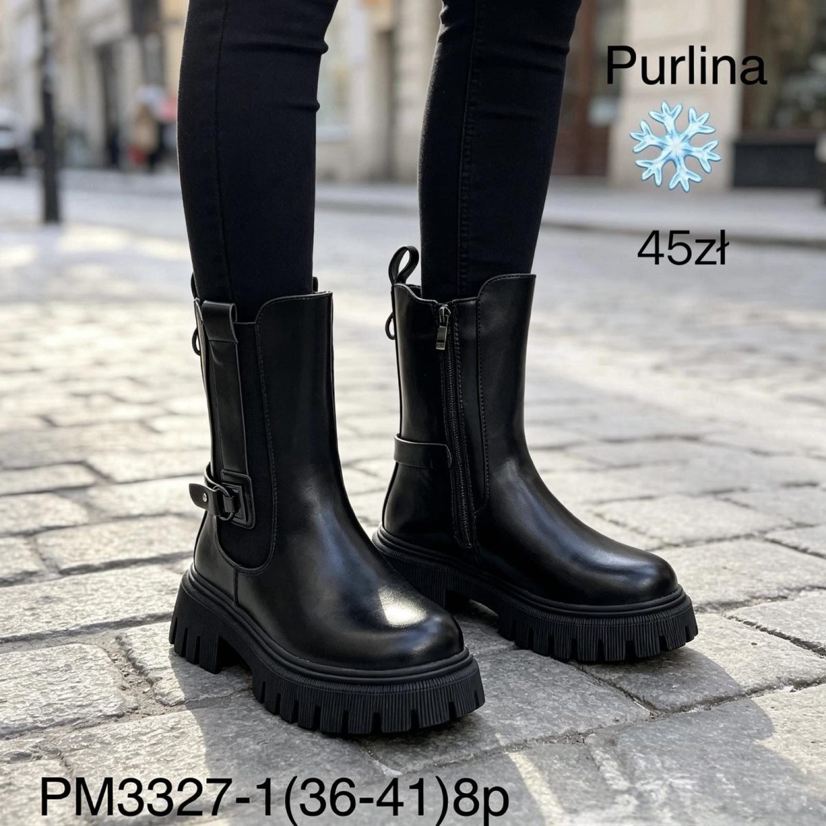 Buty Botki DAMSKIE (36-41_8par) 3680233