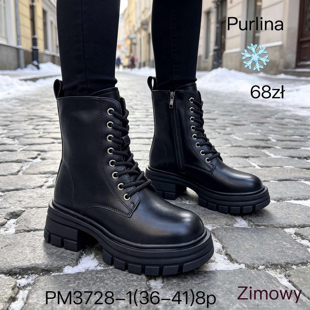 Buty Botki DAMSKIE (36-41_8par) 3680246