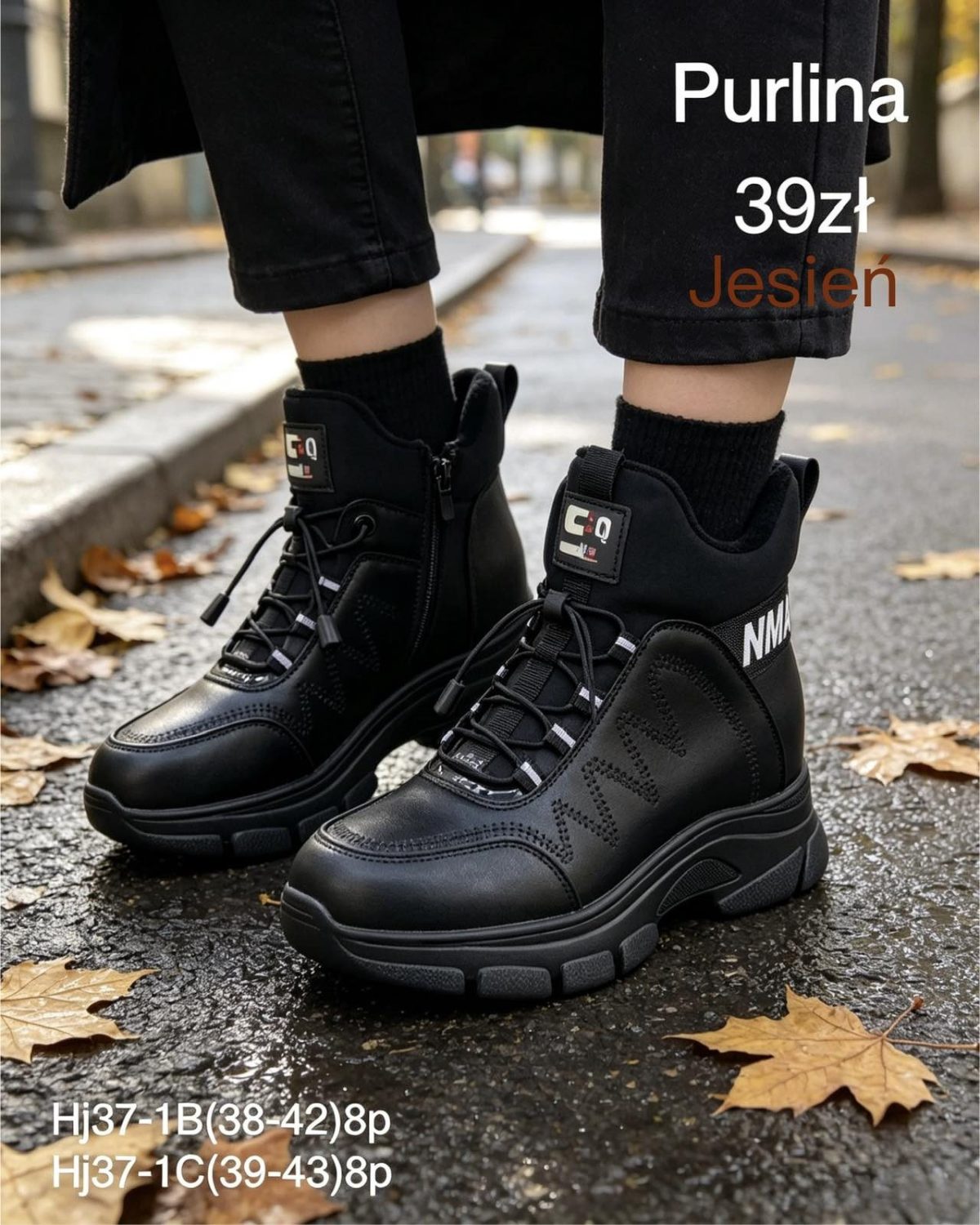 Buty Botki DAMSKIE (38-42_8par) 3680252