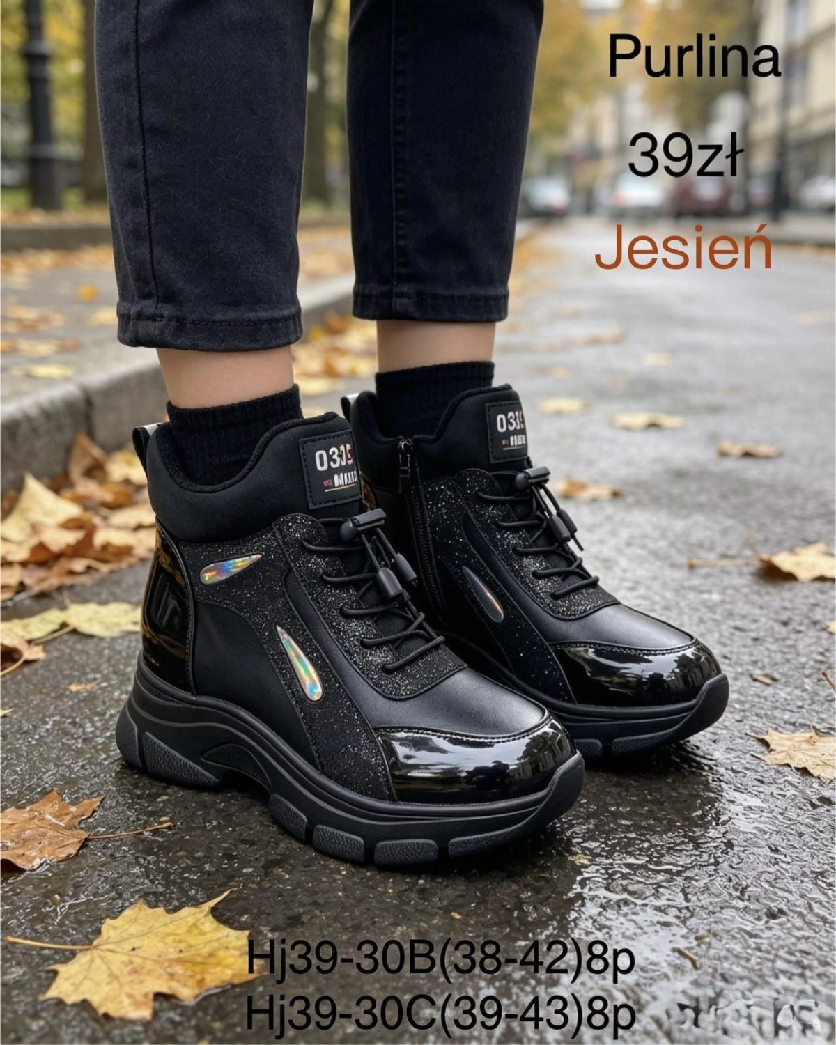 Buty Botki DAMSKIE (38-42_8par) 3680253