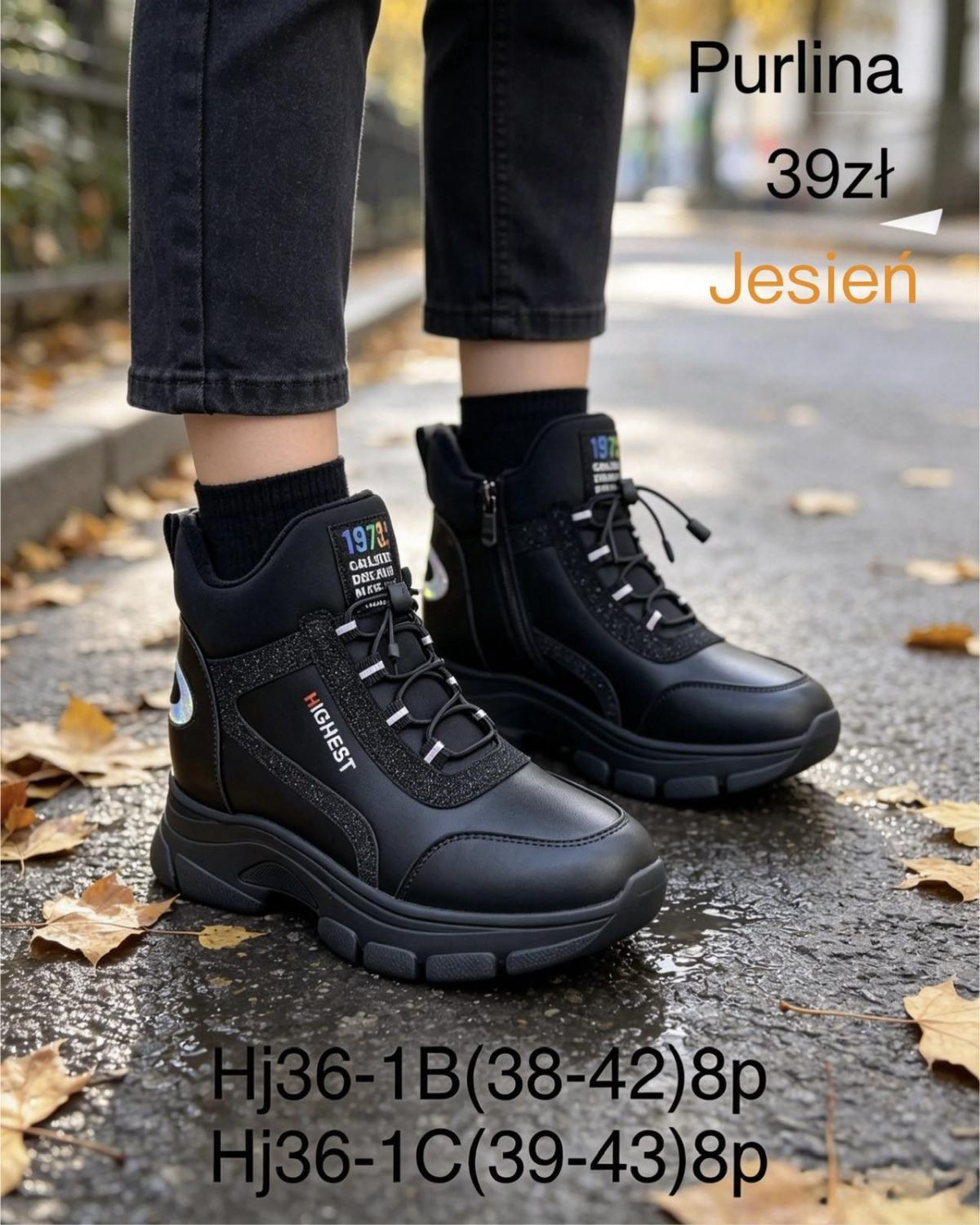 Buty Botki DAMSKIE (39-43_8par) 3680257