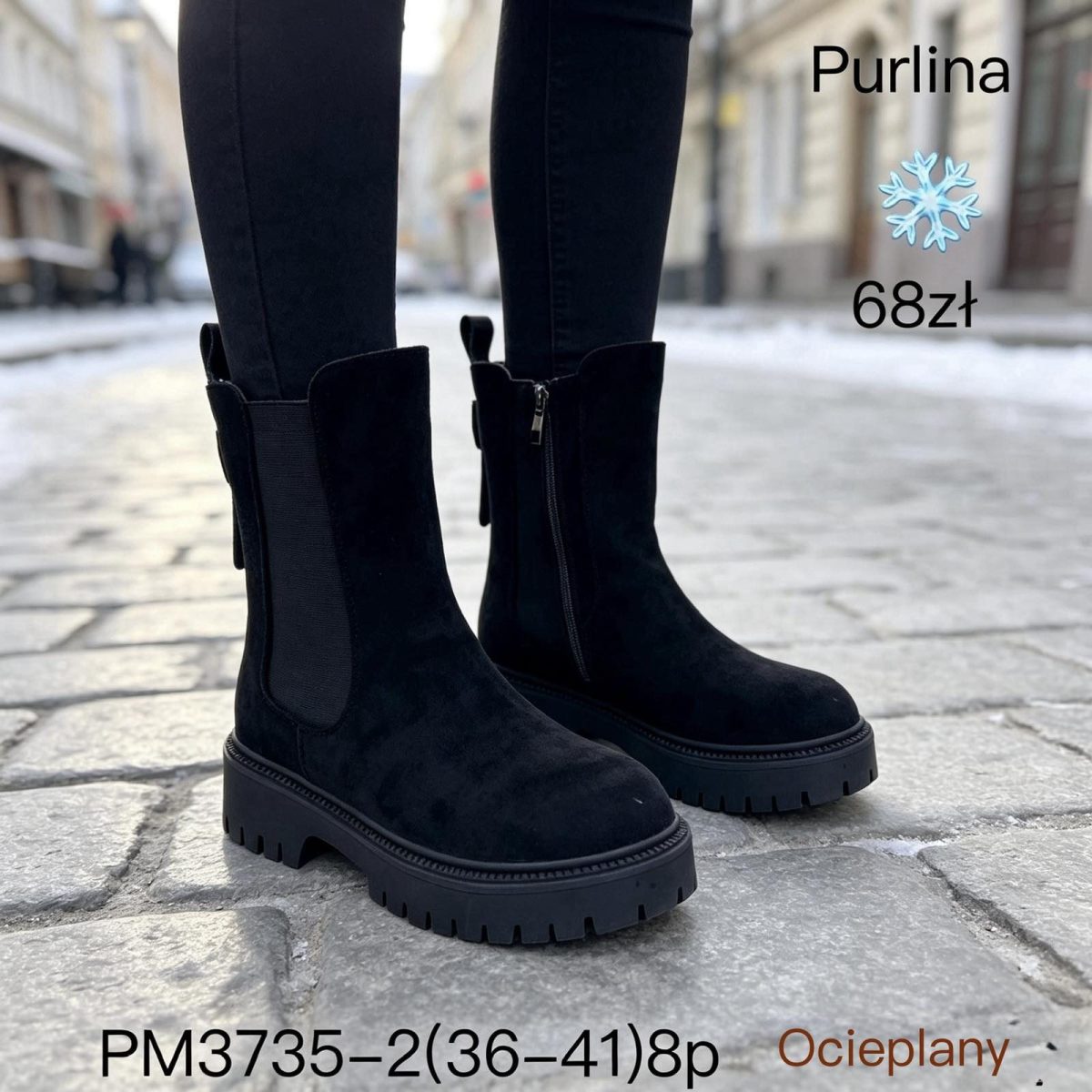 Buty Botki DAMSKIE (36-41_8par) 8740363