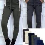 Spodnie Damskie _size S-XL_paczka 12szt_MIX kolor 8036012