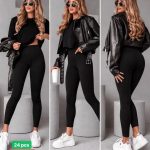 Legginsy/ Getry Damskie _size s-XL_paczka 24szt_1 kolor 8036030
