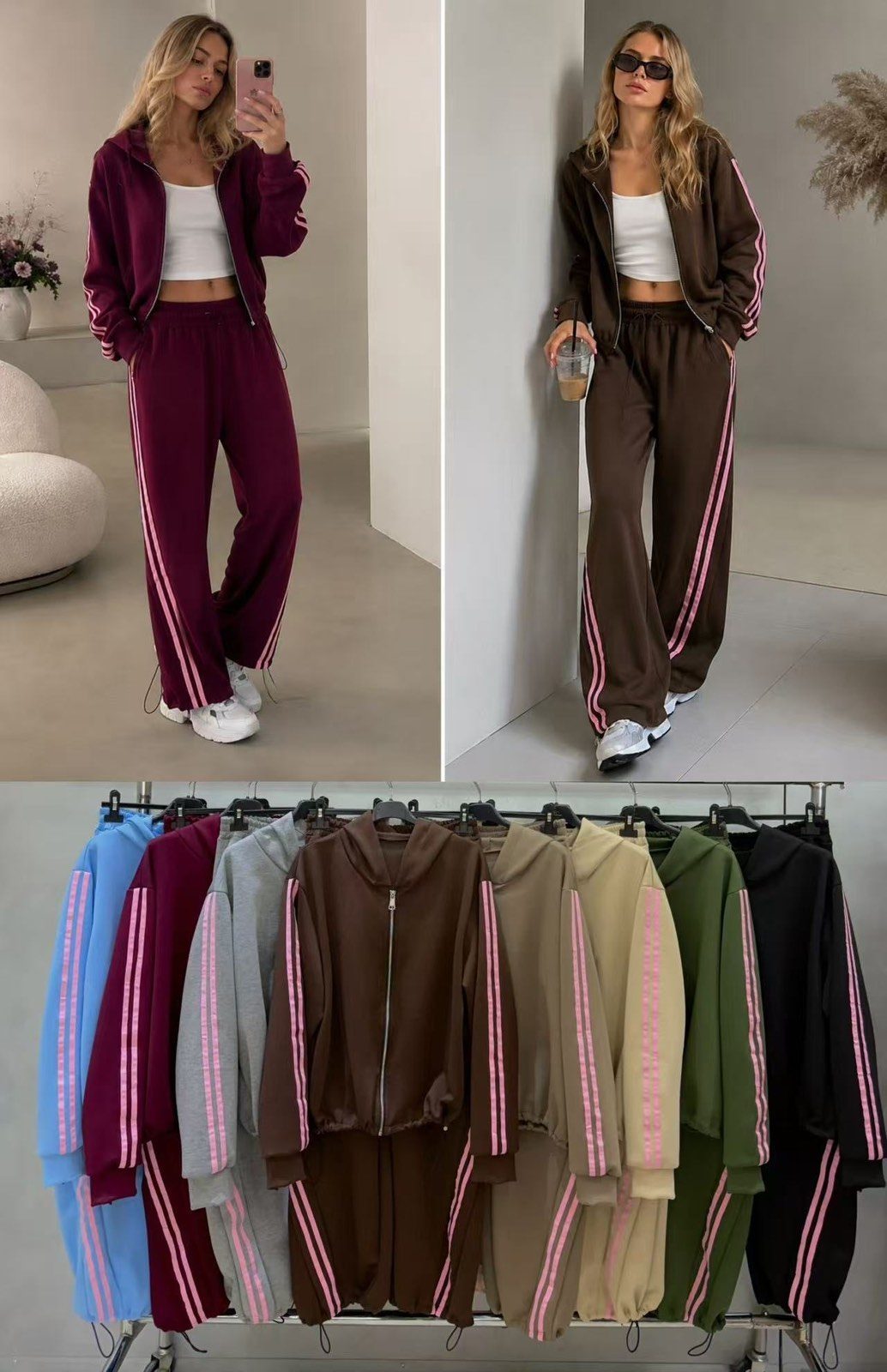 Komplety Damskie wloskie_size uni_paczka 6szt_mix kolor 8036264