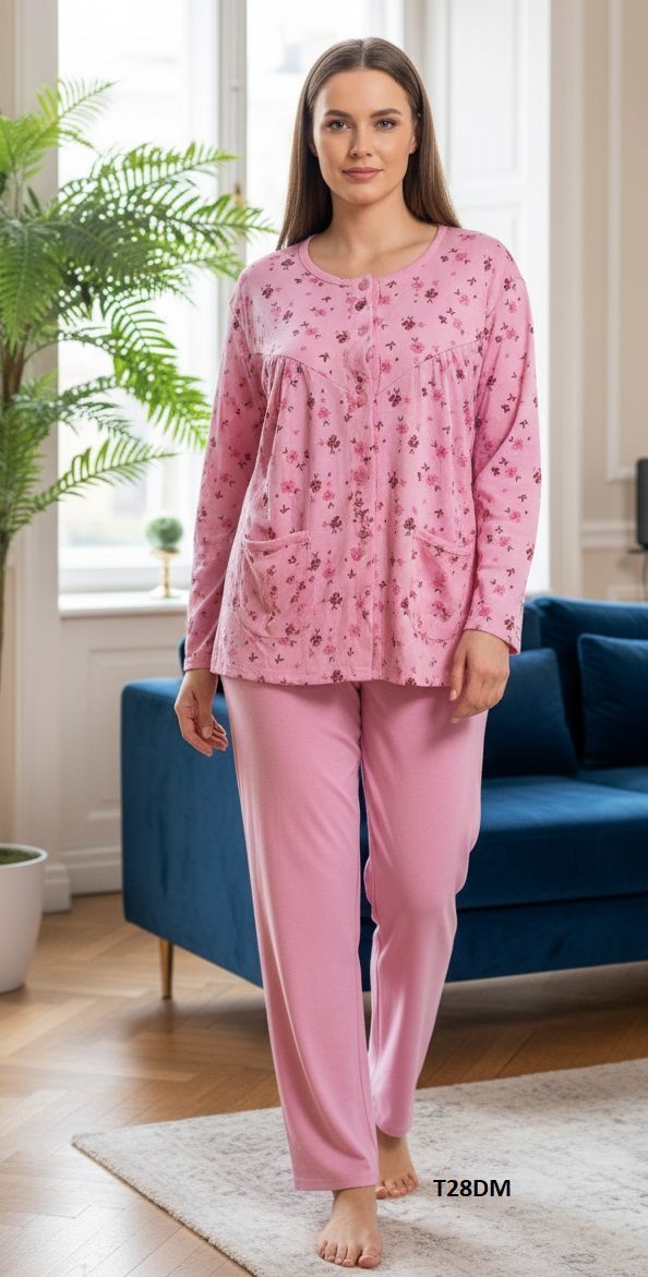 Piżamy DAMSKA TURECKA_size m-3xl_paczka 10 szt_mixkolor 8036390