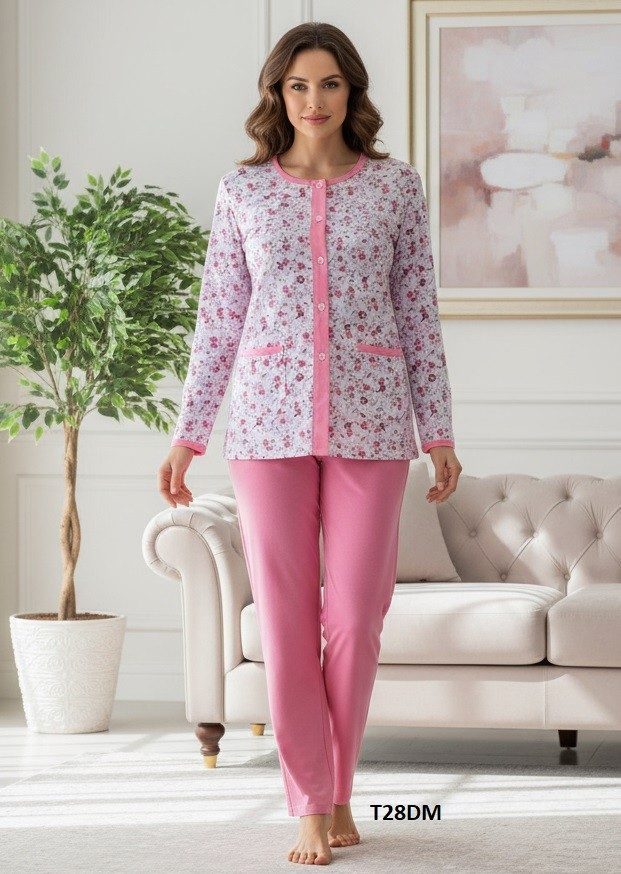 Piżamy DAMSKA TURECKA_size m-3xl_paczka 10 szt_mixkolor 8036393