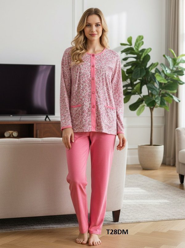 Piżamy DAMSKA TURECKA_size m-3xl_paczka 10 szt_mixkolor 8036394