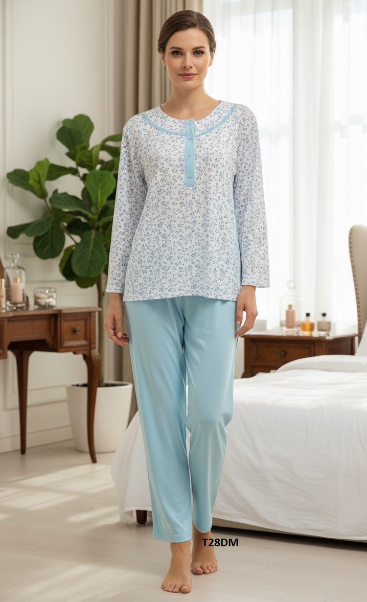 Piżamy DAMSKA TURECKA_size m-3xl_paczka 10 szt_mixkolor 8036398
