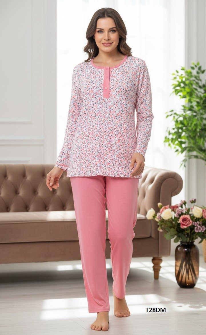 Piżamy DAMSKA TURECKA_size m-3xl_paczka 10 szt_mixkolor 8036399