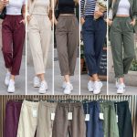 Spodnie Damskie wloskie_size uni_paczka 6szt_mix kolor 8036417