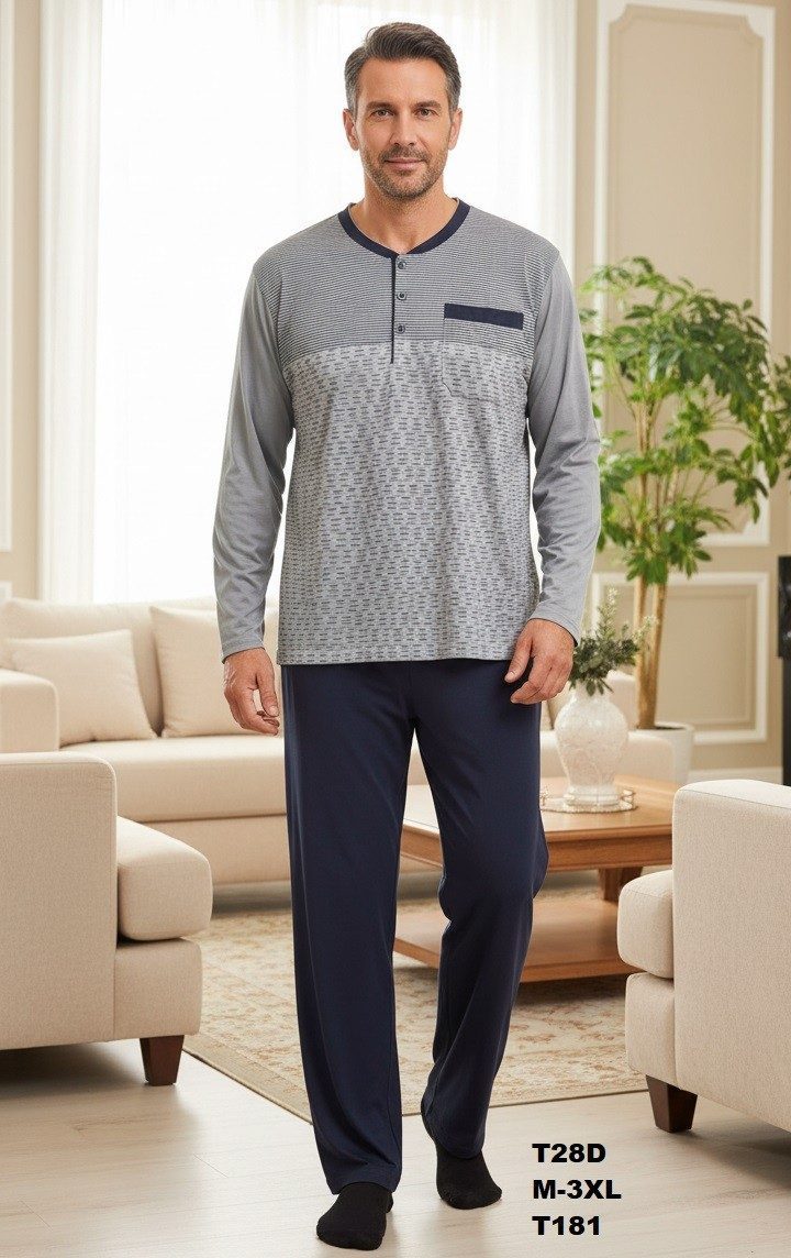 Piżamy MĘSKA_size m-3xl_paczka 10 szt_mixkolor 8036465