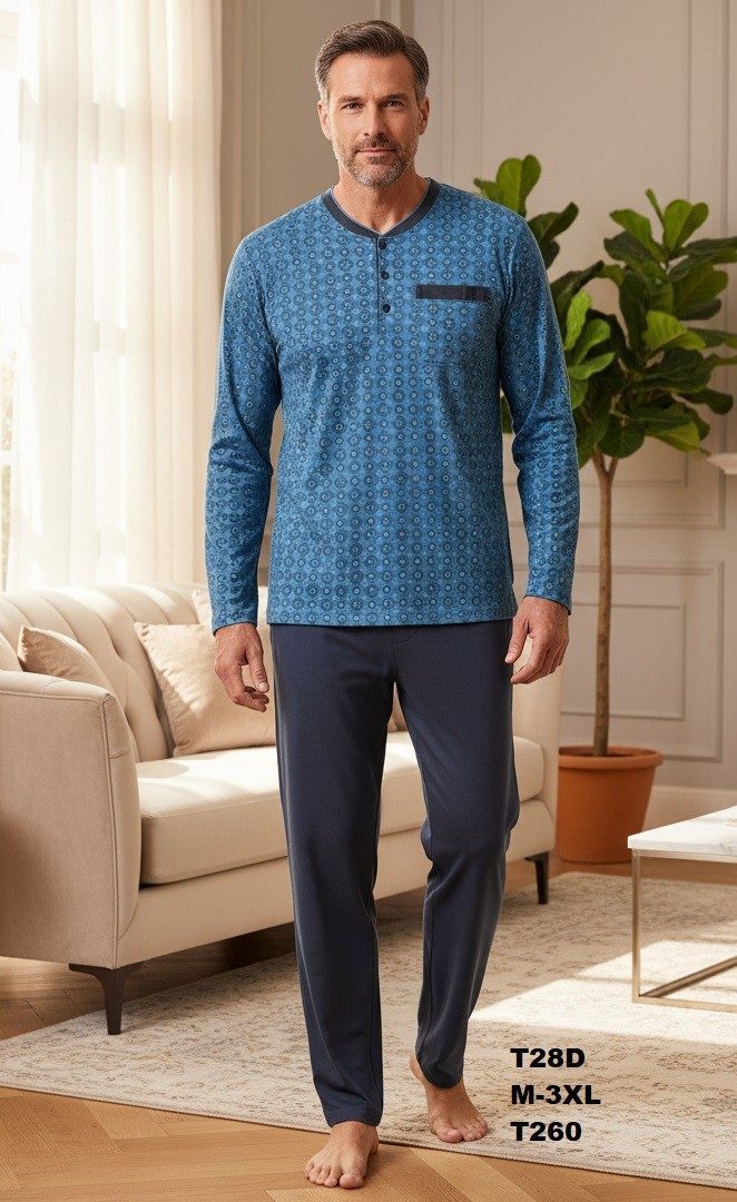 Piżamy MĘSKA_size m-3xl_paczka 10 szt_mixkolor 8036466