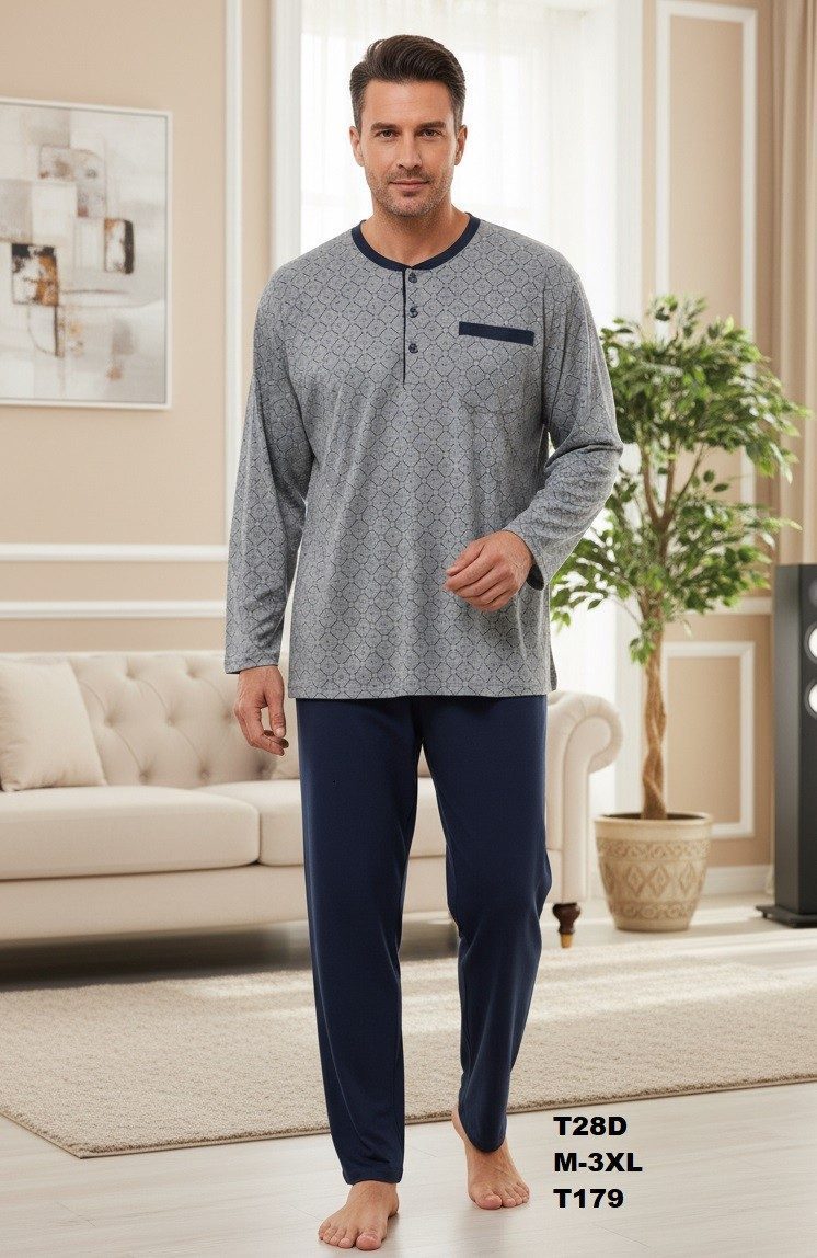 Piżamy MĘSKA_size m-3xl_paczka 10 szt_mixkolor 8036467