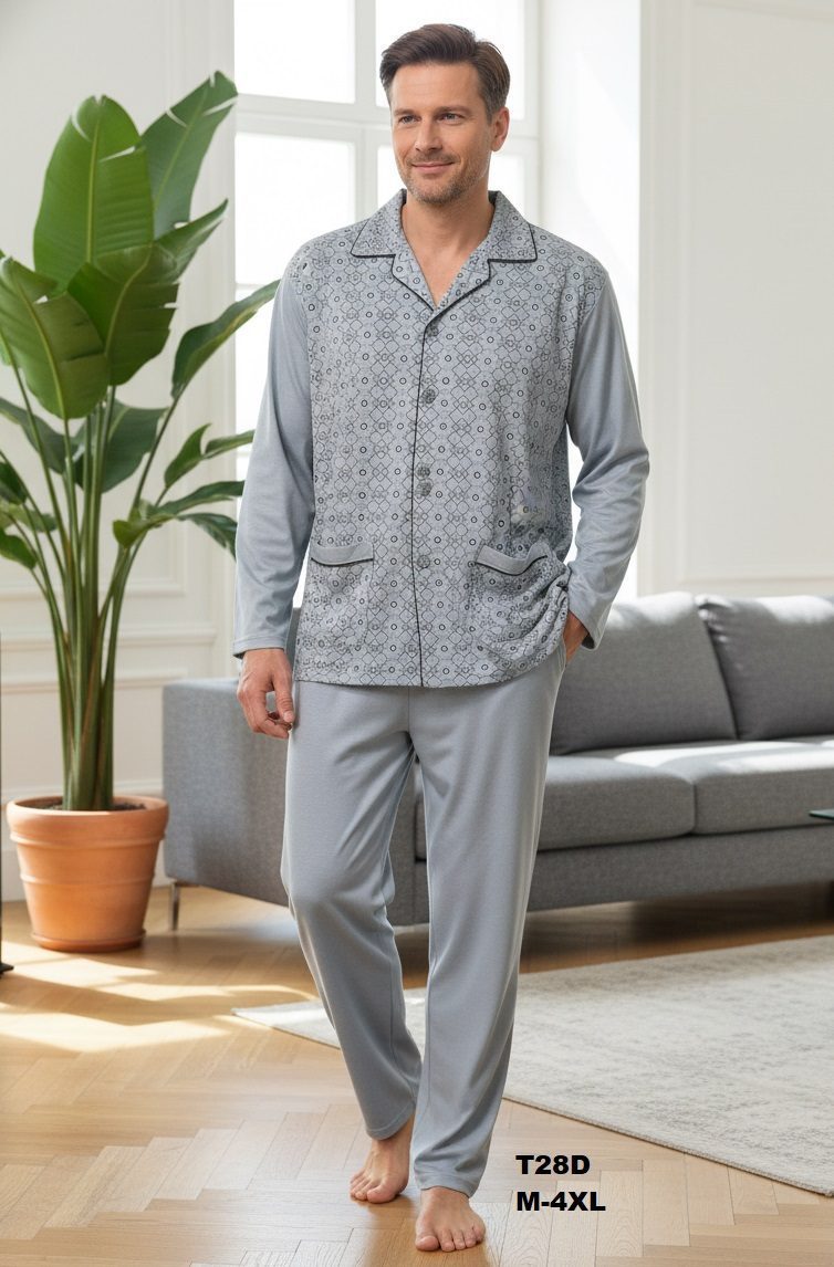 Piżamy MĘSKA_size m-4xl_paczka 10 szt_mixkolor 8036473