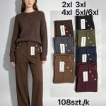 Spodnie Damskie _size 2-6xl_paczka 12szt_mix kolor 8036664