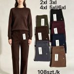 Spodnie Damskie _size 2-6xl_paczka 12szt_mix kolor 8036668