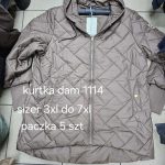 Kurtki DAMSKA _size 3-7xl_paczka 5 szt_1kolor 8036672