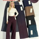 Spodnie Damskie _size 2-6xl_paczka 12szt_mix kolor 7255534