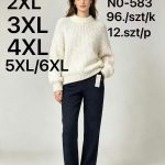 Spodnie Damskie _size 2-6xl_paczka 12szt_mix kolor 7255574