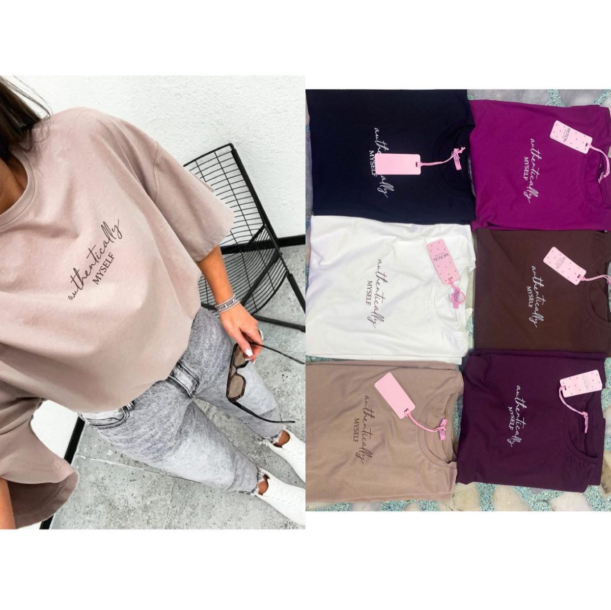 Bluzki Damskie Tureckie_ Size uni_ paczka 6szt_MIX kolor 7255995