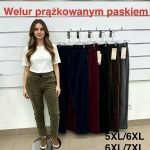 Spodnie Damskie _size 5-9xl_paczka 12szt_mix kolor 7255675
