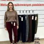 Spodnie Damskie _size 2-6xl_paczka 12szt_mix kolor 7255683