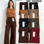 Spodnie Damskie _size 2-6xl_paczka 12szt_mix kolor 7255701
