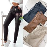 Spodnie skórzane Damskie _size 38-48_paczka 10szt_1KOLOR 7255851