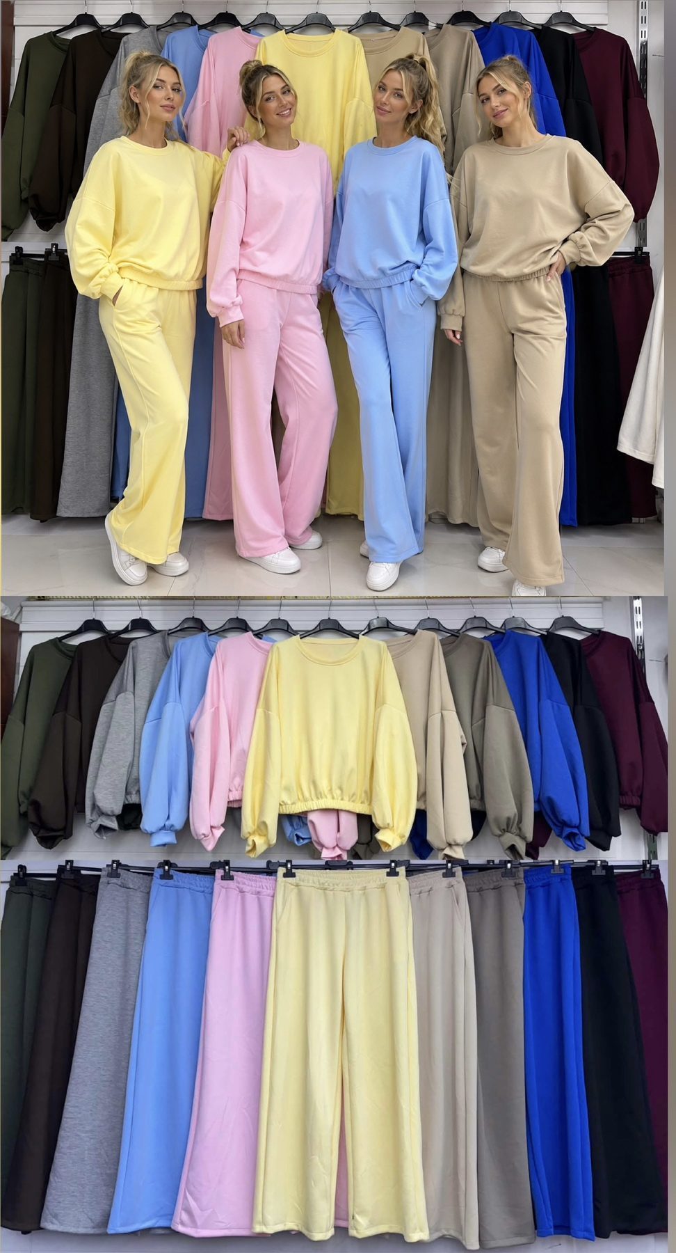 Komplety Damskie wloskie _size uni_ paczka 6szt_ mix kolor 7256033