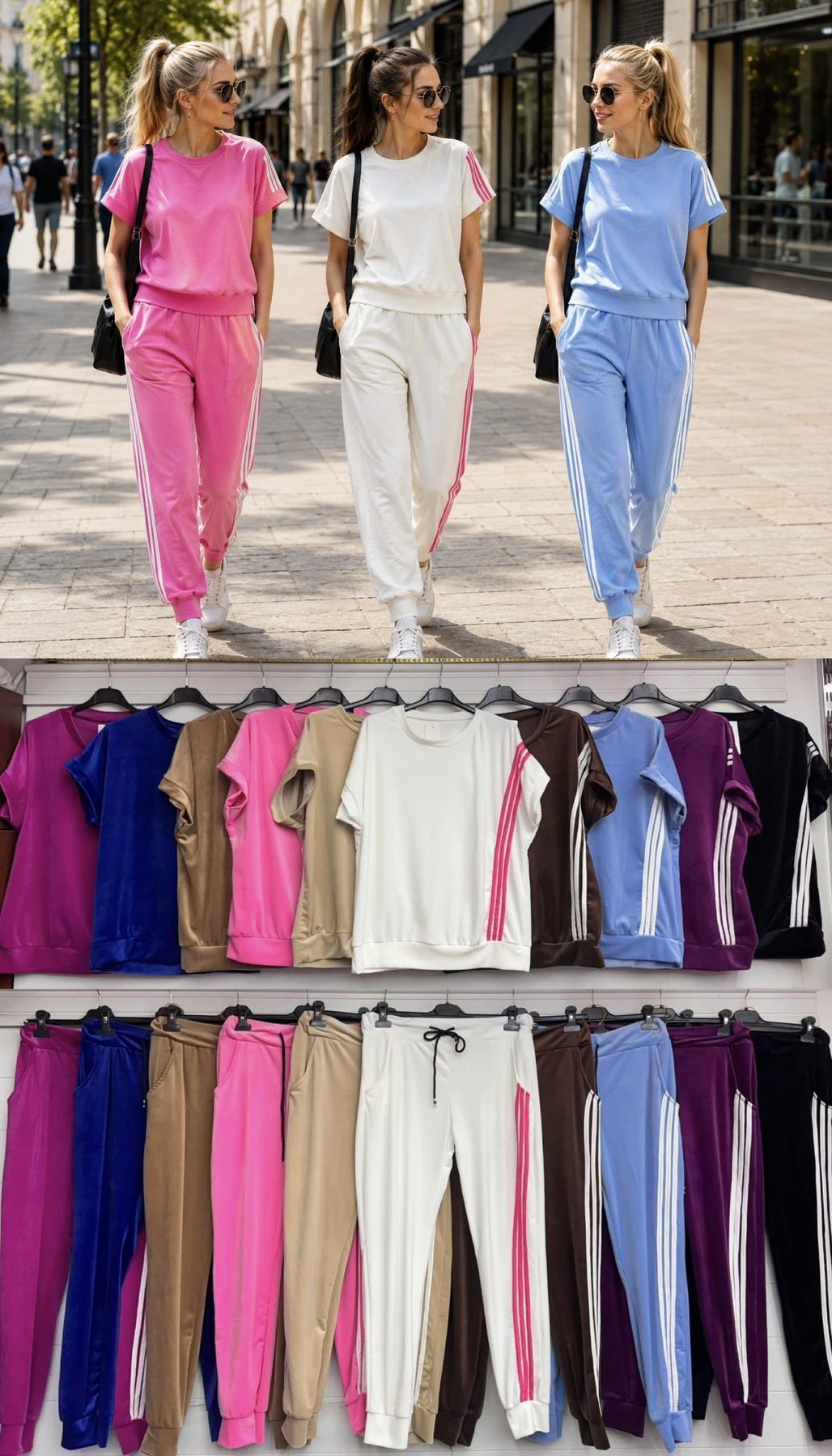 Komplety Damskie wloskie _size uni_ paczka 6szt_ mix kolor 7256036