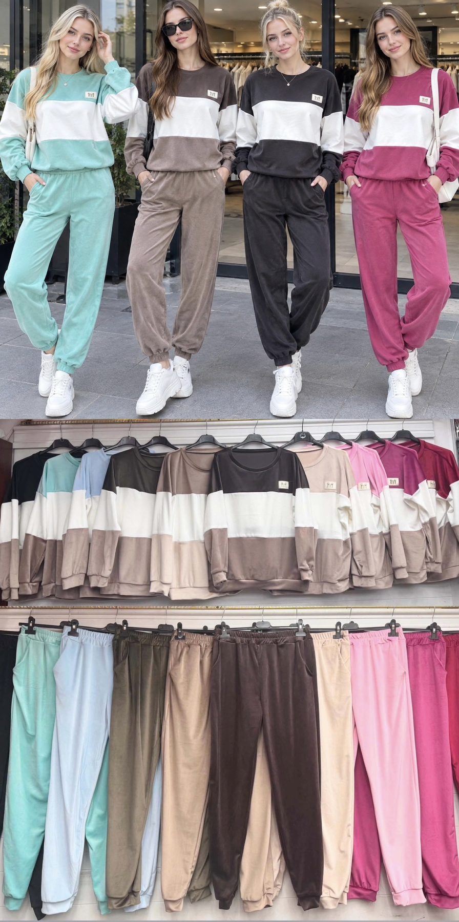 Komplety Damskie wloskie _size uni_ paczka 6szt_ mix kolor 7256043