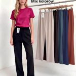 Spodnie Damskie _size 2-6xl_paczka 12szt_mix kolor 7256047