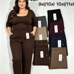 Spodnie Damskie _size 7-11xl_paczka 12szt_mix kolor 5396591